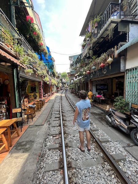 Hanoi Train Street - Hanoi, Vietnam